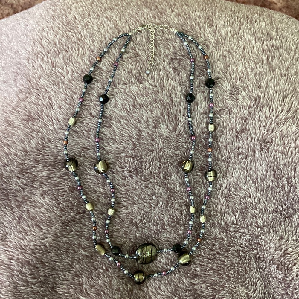Double layer necklace